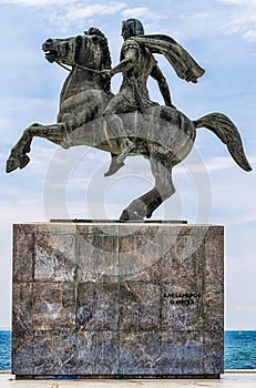 Statue of Alexander the Great in Thessaloniki