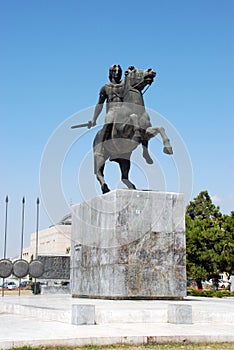 Statue of Alexander the Great in Thessaloniki