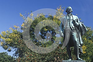 Statue of Alexander Hamilton in Paterson, New Jersey