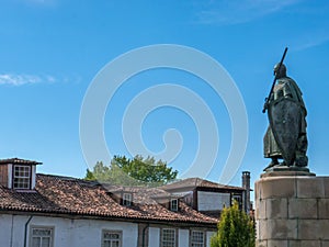 Statue of Alfonso I of Portugal in Guimaraes