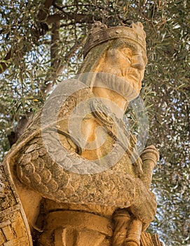 Statue Of Alfonso X In Cordoba, Spain photo