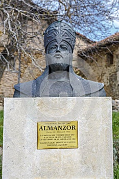 Statue of Almanzor, Bust of the Muslim leader in Calatanazor Spain
