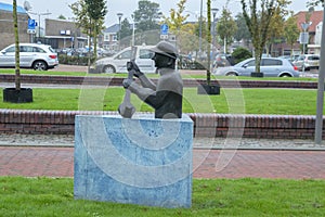 Statue Ambachten Monteur At Den Helder The Netherlands 23-9-2019