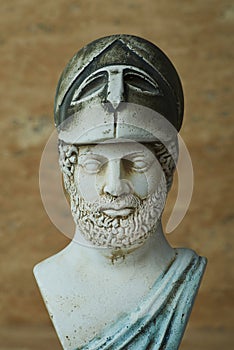 Statue of ancient Athens statesman Pericles.