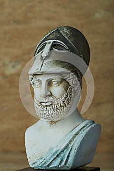 Statue of ancient Athens statesman Pericles.