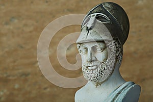 Statue of ancient Athens statesman Pericles.