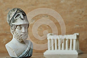 Statue of ancient Athens statesman Pericles.