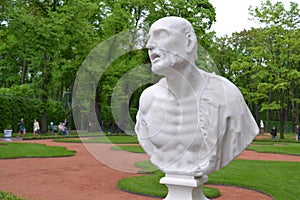 Statue of ancient Roman philosopher Seneca