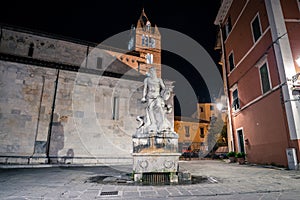Statue of Andrea Doria as Neptune in Carrara