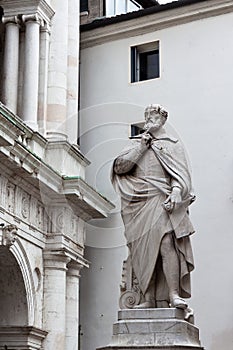 Statue Andrea Palladio, Vicenza, Veneto, Italy
