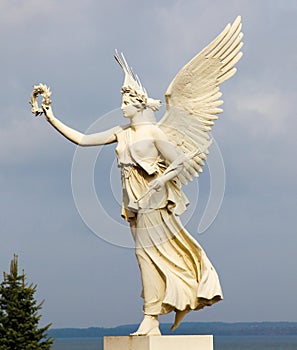 Victory - Angel Statue in Schwerin photo