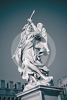 Statue of Angel with the Lance, Rome, Italy