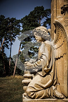 Statue of angel - Valtice, Czech Republic, Europe