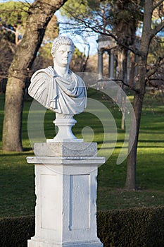 Statue in antique Roman style