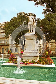 Statue of Antonin, a Roman emperor, Nimes