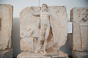 Statue in Aphrodisias Ancient City in Aydin, Turkiye