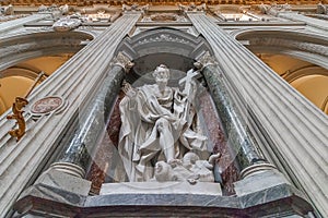 Statue of Apostle. Basilica of St. Giovanni in Rome Basilica di