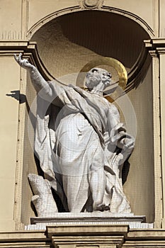 Statue of apostle, Church of Saint Peter in Vienna