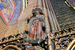 Statue of the Apostle, La Sainte Chapelle in Paris