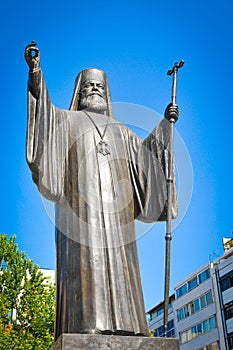 Statue of Archbishop Damaskinos photo