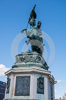 statue of Archduke Karl Equestrian Vienna Austria