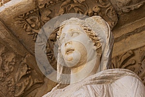 Statue of Arete in Ephesus photo