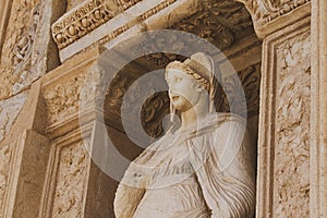 Statue of Arete in Ephesus photo