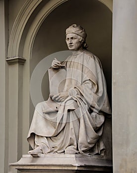 Statue of Arnolfo di Cambio by Luigi Pampaloni he was a famous Italian Renaissance architect