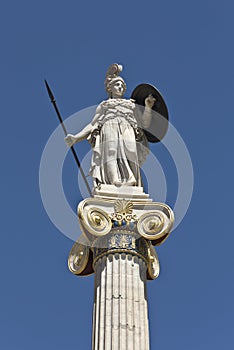 Statue of Athena at Athens photo