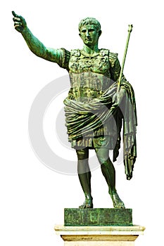 Statue of Augustus in Rome, Italy