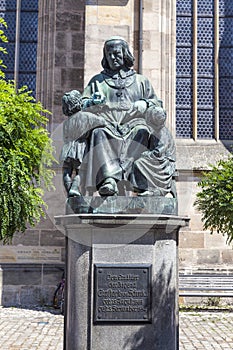 Statue of author Christoph vom photo