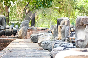 Statue of Ayutthaya Buddha Statue