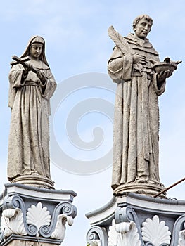 Statue in Basilica del Santo Nino. Cebu, Philippines. photo