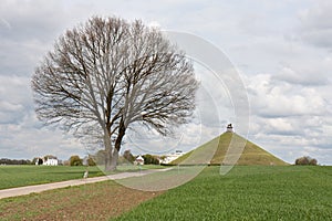 Statue at battlefield of Waterloo, Belgium