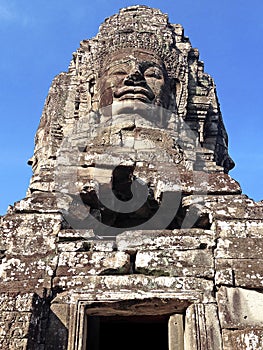 Statue Bayon Temple Angkor Thom