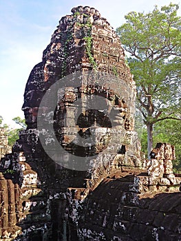 Statue Bayon Temple Angkor Thom