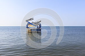 A statue at Beach Kep in Cambodia