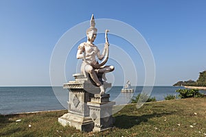 A statue at Beach Kep in Cambodia