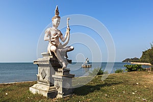 A statue at Beach Kep in Cambodia