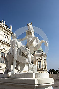 Statue at the Belvedere Palace