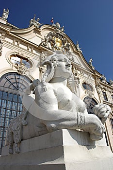 Statue at the Belvedere Palace