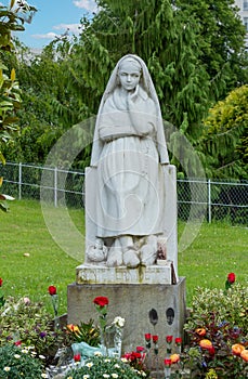 Statue of Bernadette of Lourdes