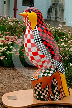 Statue of a bird