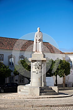 Statue of Bispo D. Francisco Gomes Do Avelar in Faro, Portugal