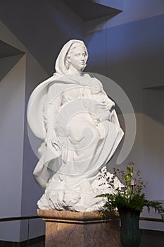 Statue on the Blessed Mother
