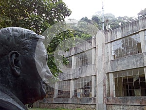 Henri Pittier statue in biological station Rancho Grande photo