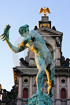 Statue of Brabo in Antwerp