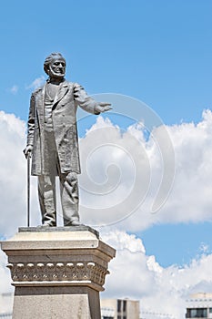 Statue of Brigham Young in Salt Lake City Utah