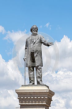 Statue of Brigham Young in Salt Lake City Utah