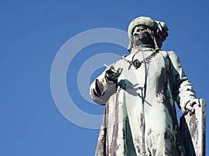 Statue in Bruges, Belgium photo